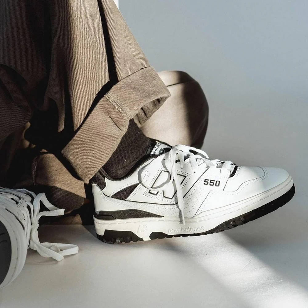 New Balance 550 in Black + White/Oreo